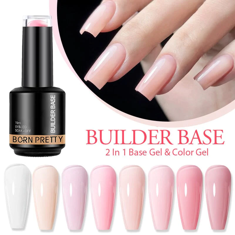BORN PRETTY 2 in 1 Builder Base 15ml - Image 2