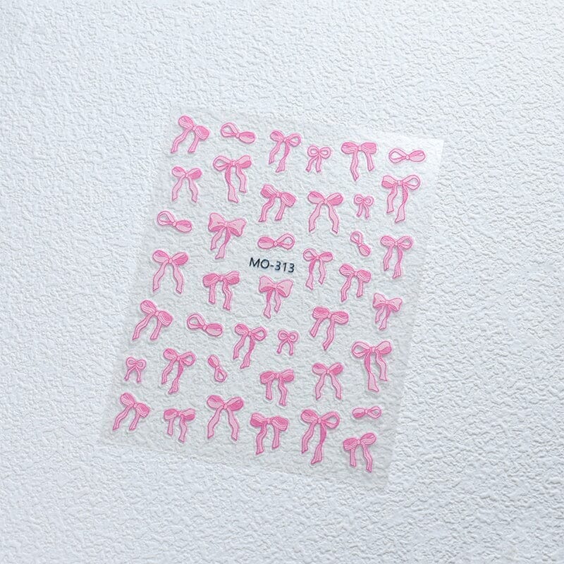 Bowknot 3D Nail Sticker MO-314 - Image 16