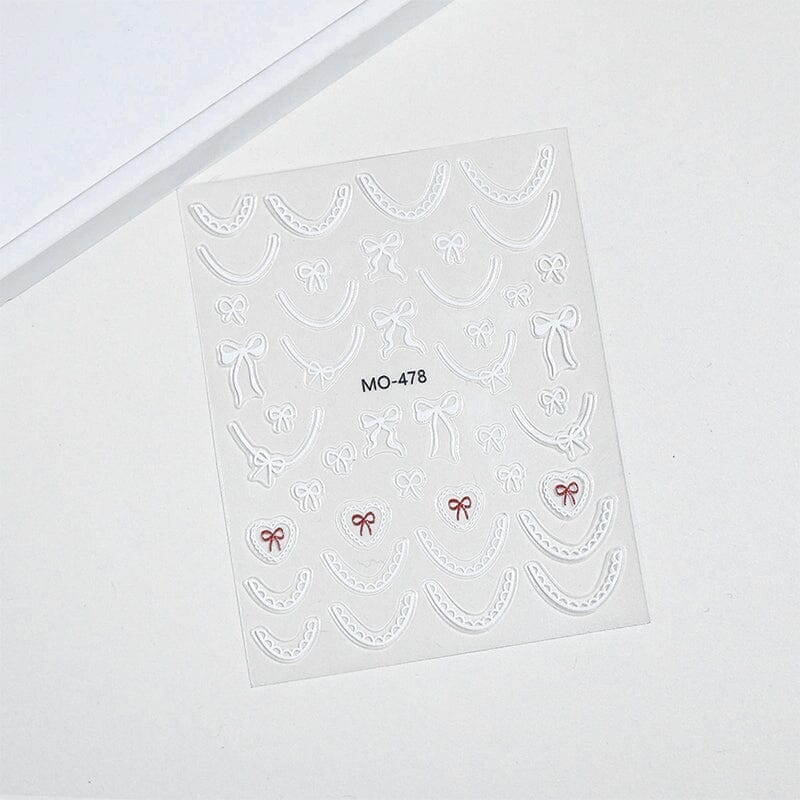 Bowknot 3D Nail Sticker MO-476 - Image 10