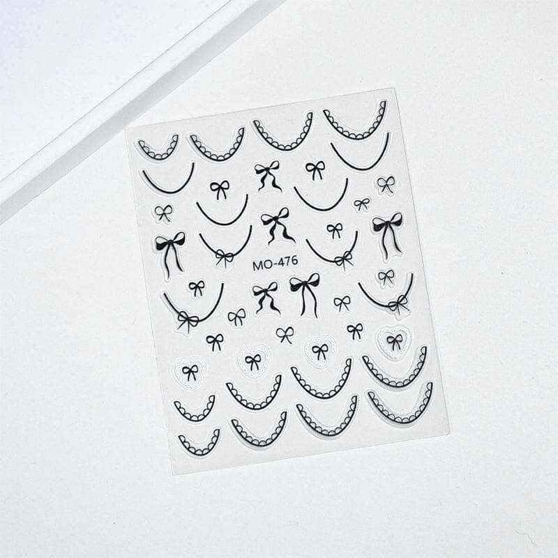 Bowknot 3D Nail Sticker MO-476 - Image 8