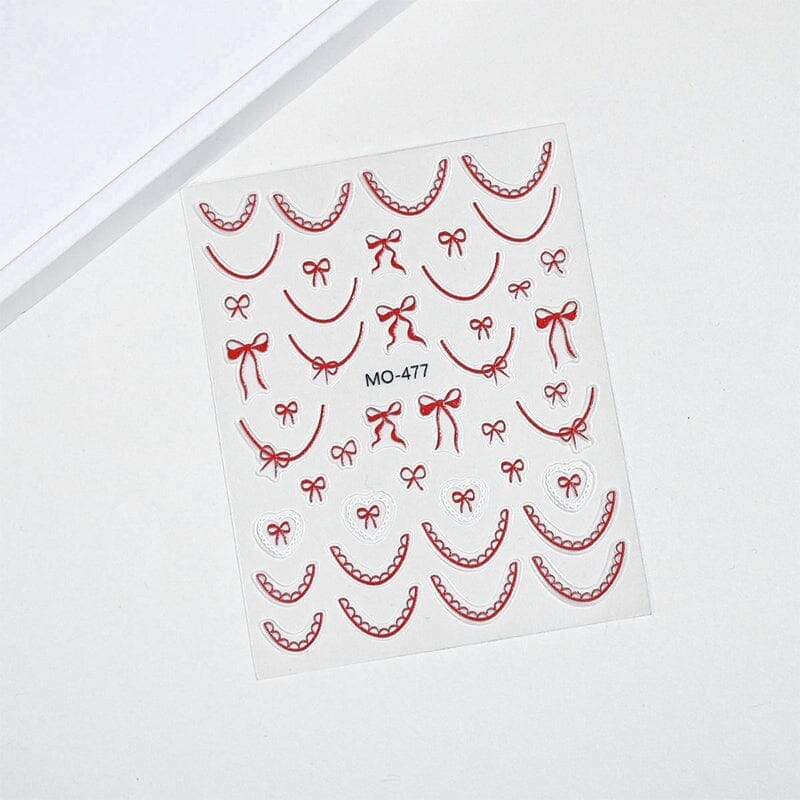 Bowknot 3D Nail Sticker MO-476 - Image 9