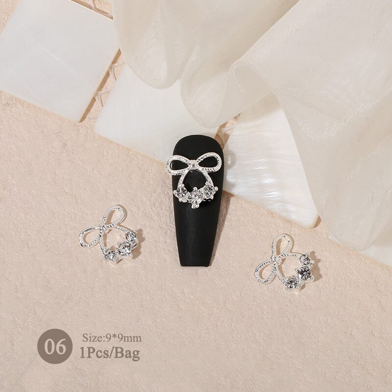 Metal Rhinestones Pearl Nail Decoration #11 - Image 28