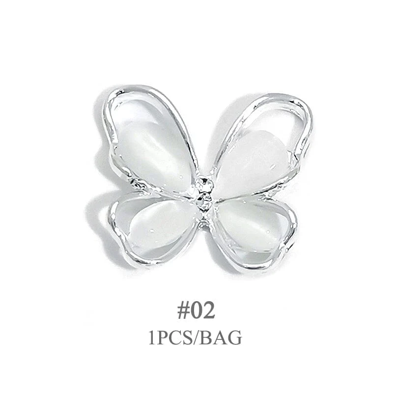 Butterfly Opal Alloy Nail Decoration 04 - Image 2