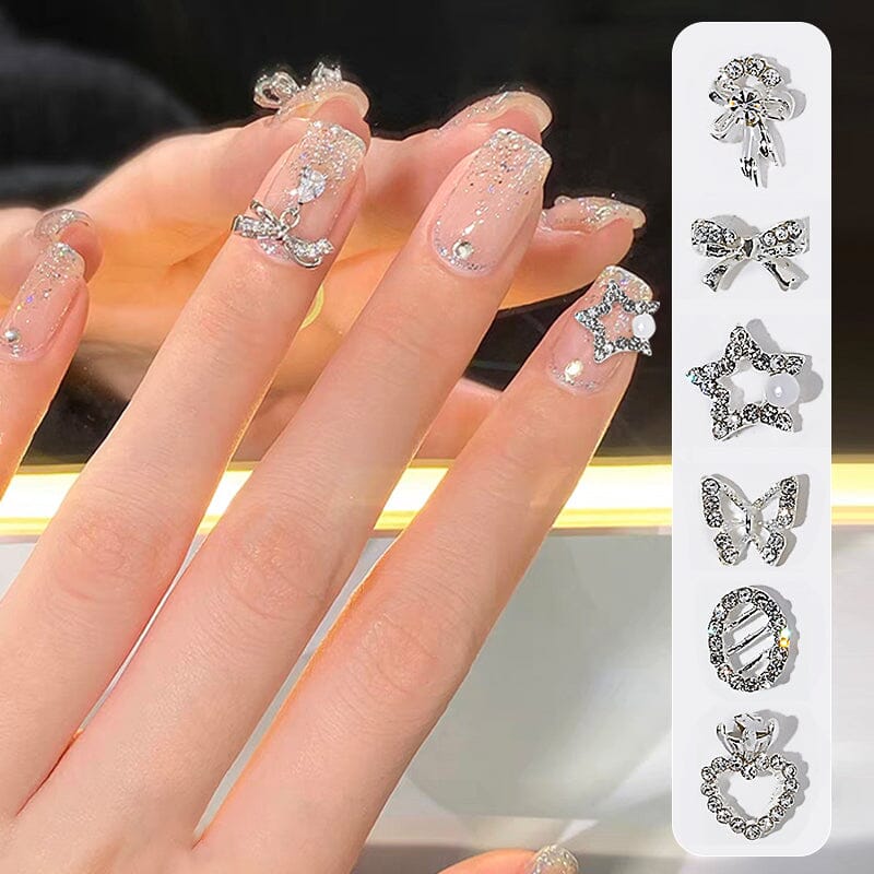 Butterfly Rhinestone Nail Decoration - Image 2