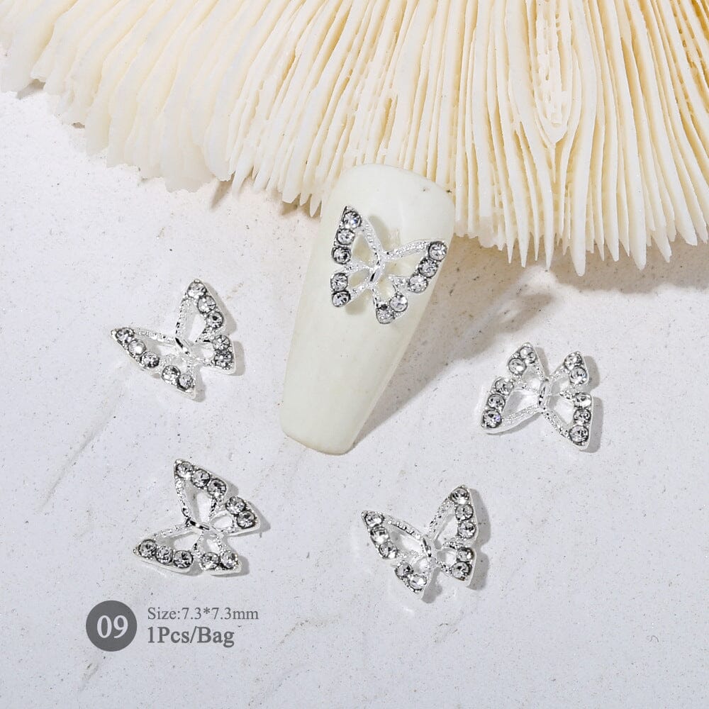 Butterfly Rhinestone Nail Decoration - Image 20