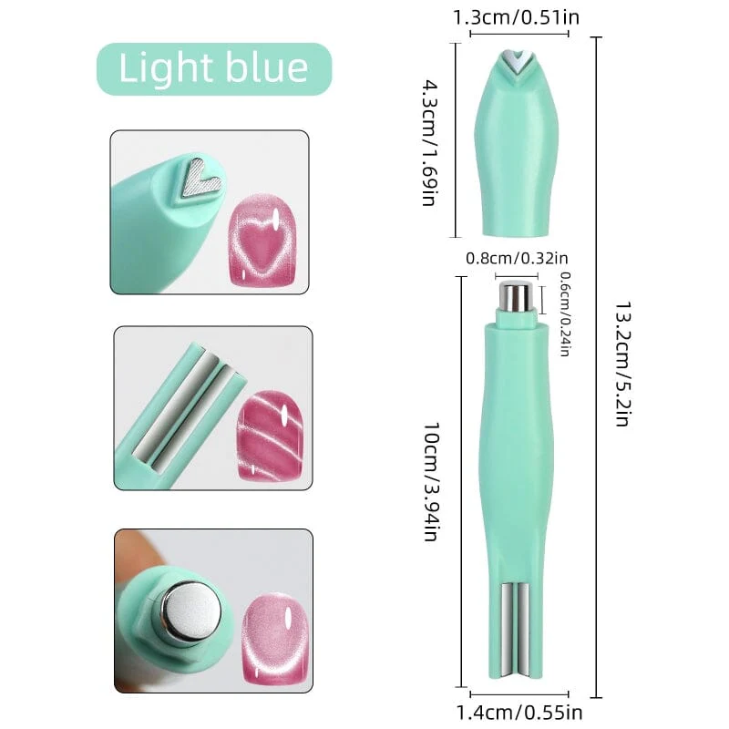 Detachable Magnetic Stick Heart Snake Pattern - Image 9