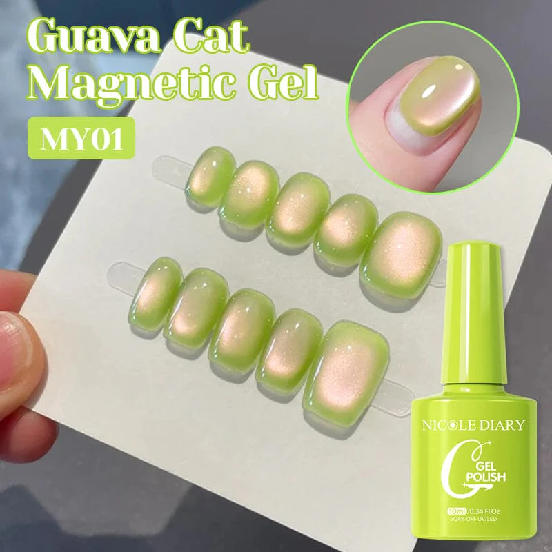 Cat Magnetic Gel MY01 Guava 10ml - Image 7