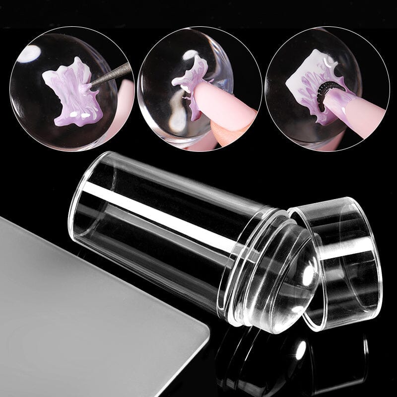 Clear Nail Stamper & Scraper Kit - Image 2