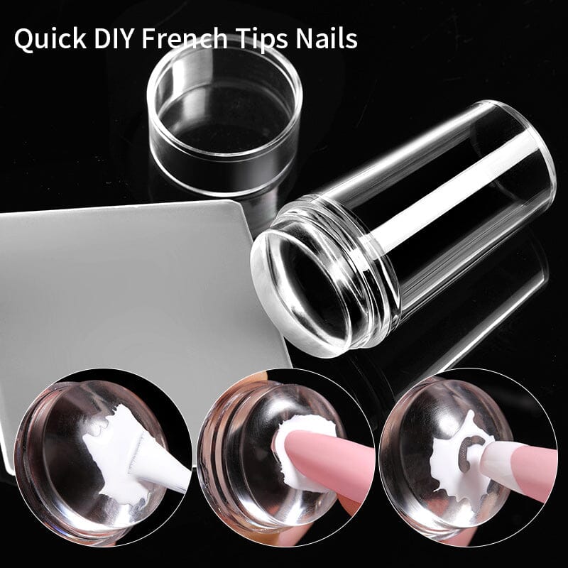 Clear Nail Stamper & Scraper Kit - Image 3