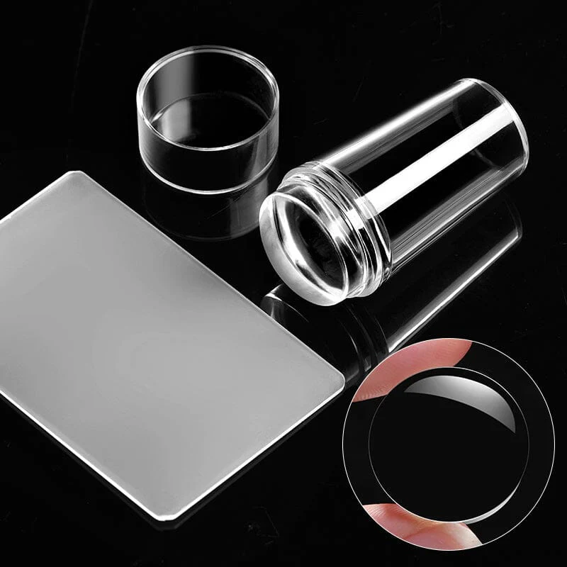 Clear Nail Stamper & Scraper Kit - Image 7