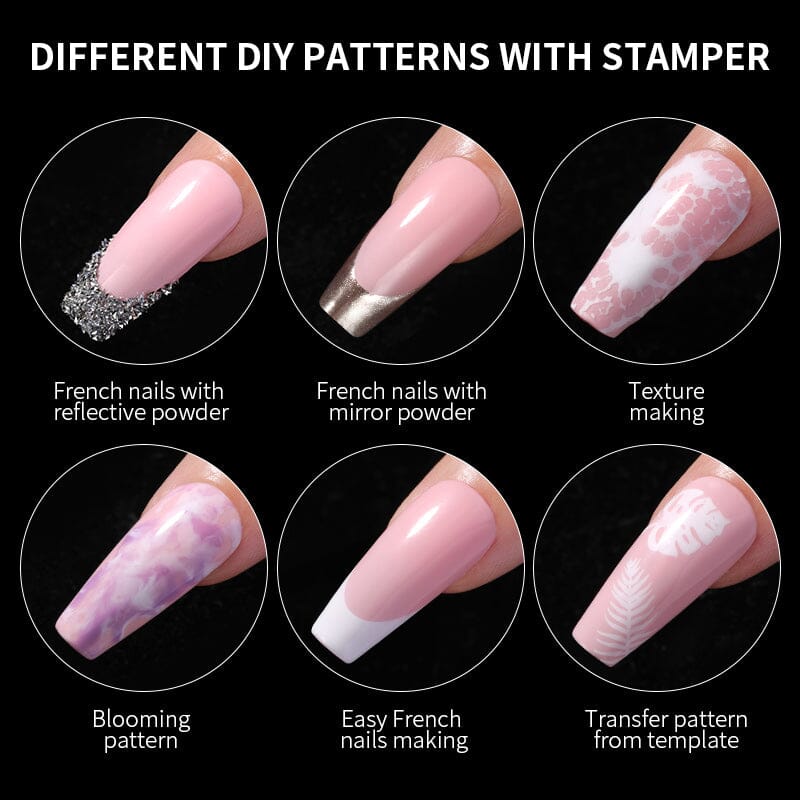 Clear Nail Stamper & Scraper Kit - Image 9