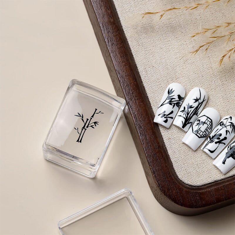 Clear Square Nail Stamper 3.7cm - Image 3