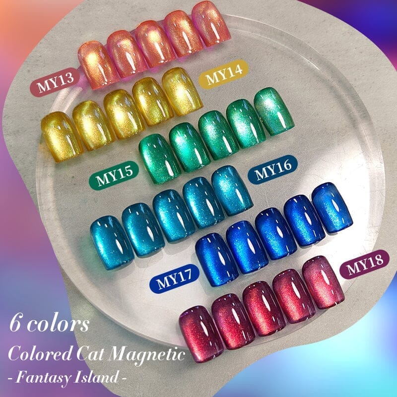 Colored Cat Magnetic Gel MY15 Fantasy Island 10ml - Image 4