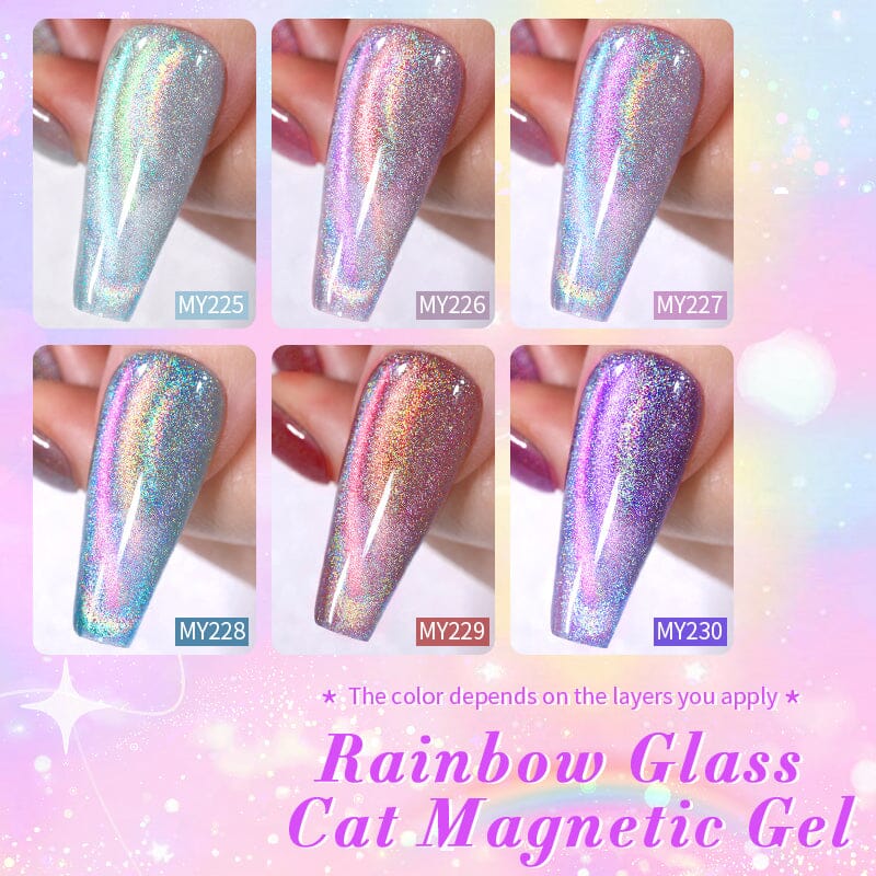 Colored Cat Magnetic Gel Colorful Laser 10ml - Image 5