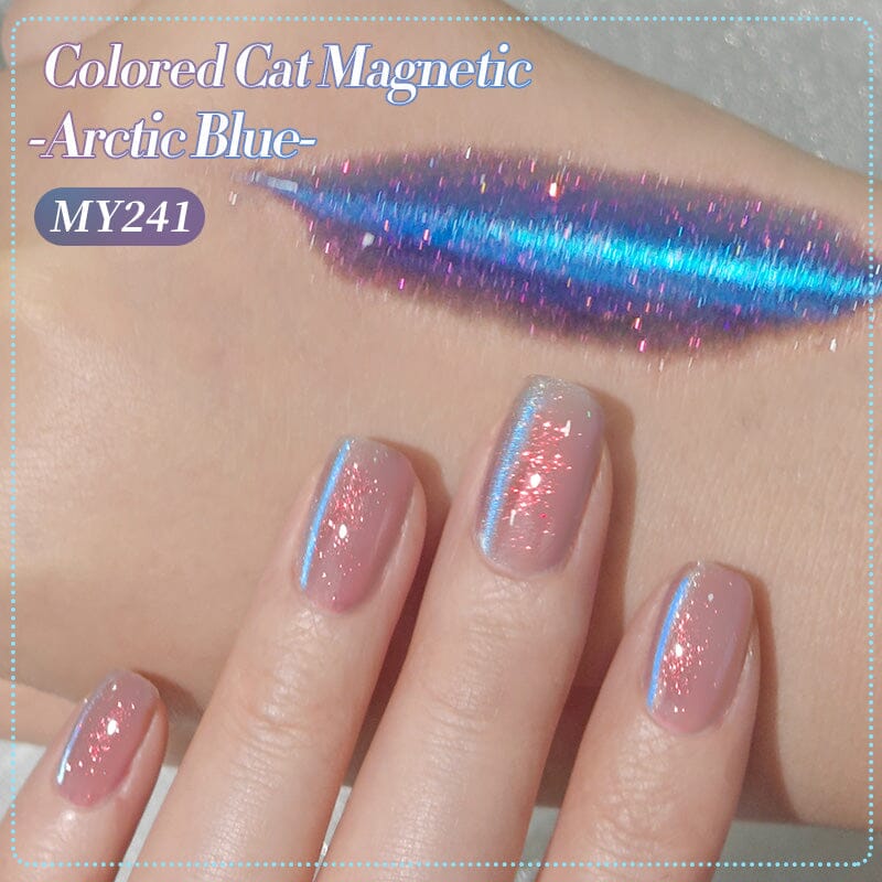 Colored Cat Magnetic Gel MY241 Arctic Blue 10ml - Image 3