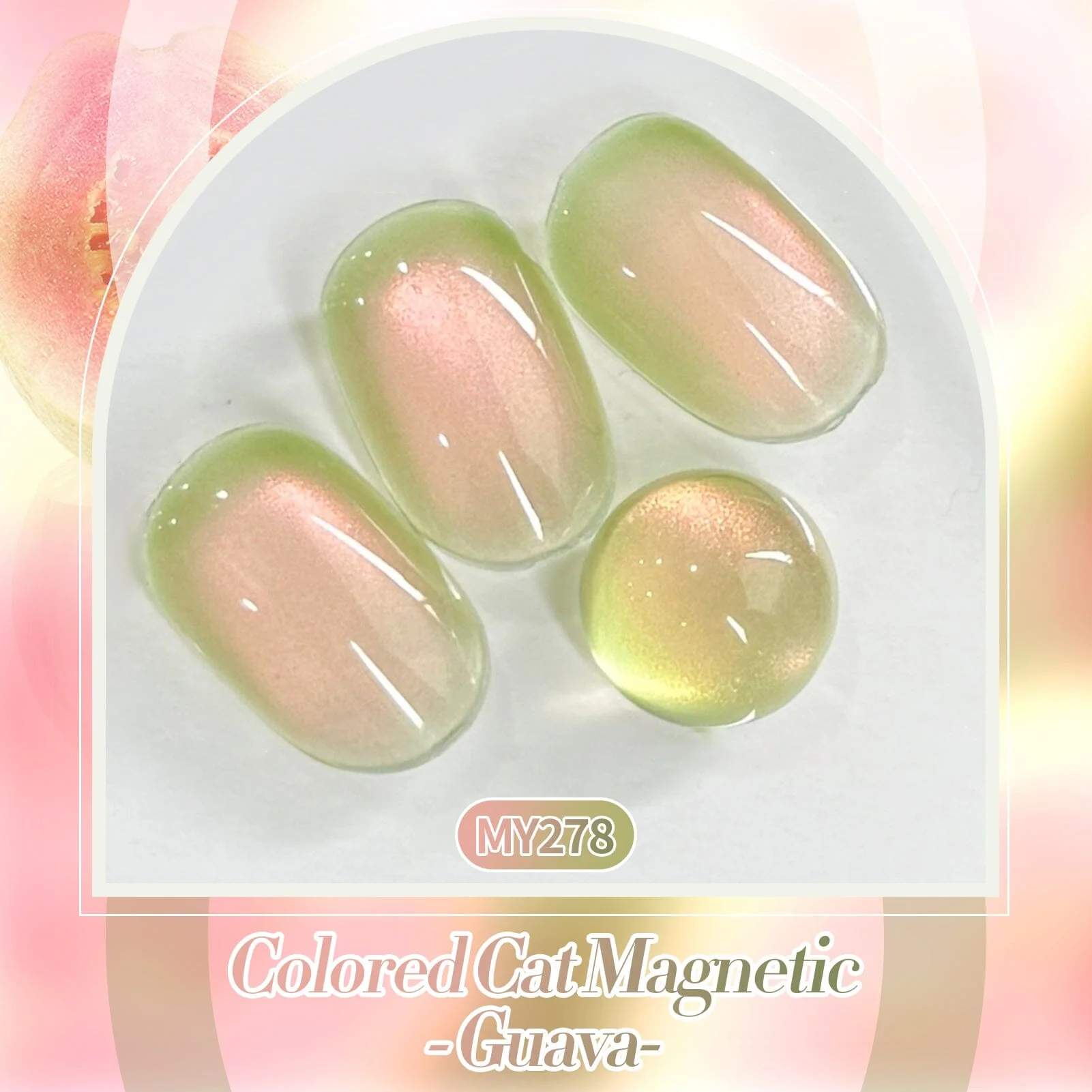 Colored Cat Magnetic Gel MY278 Guava 15ml - Image 8