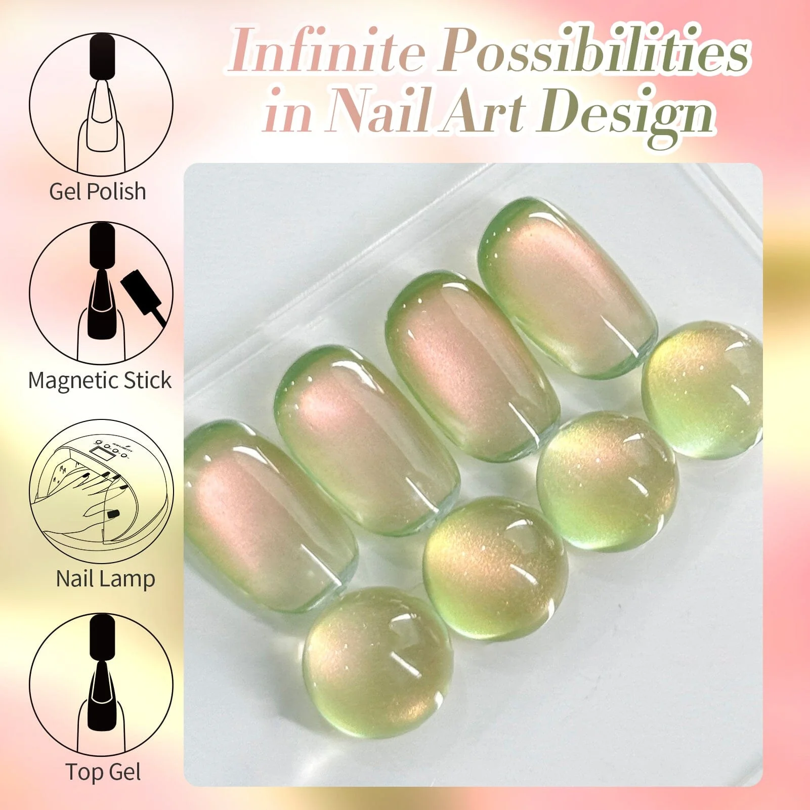 Colored Cat Magnetic Gel MY278 Guava 15ml - Image 9
