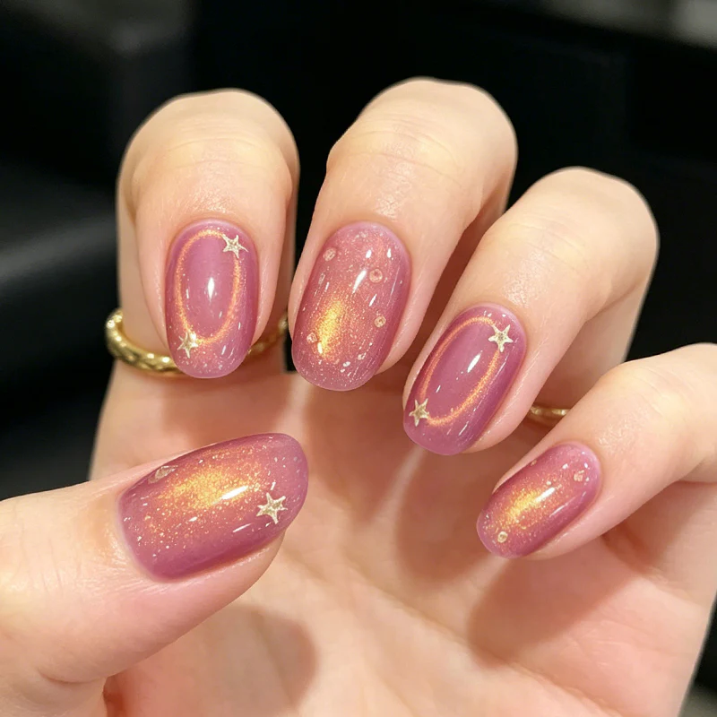 Colored Cat Magnetic Gel MY552 Grape Golden 10ml - Image 2