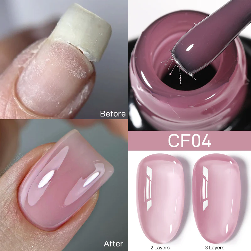 Colorful Fiber Rubber Base Gel CF04 7ml - Image 2