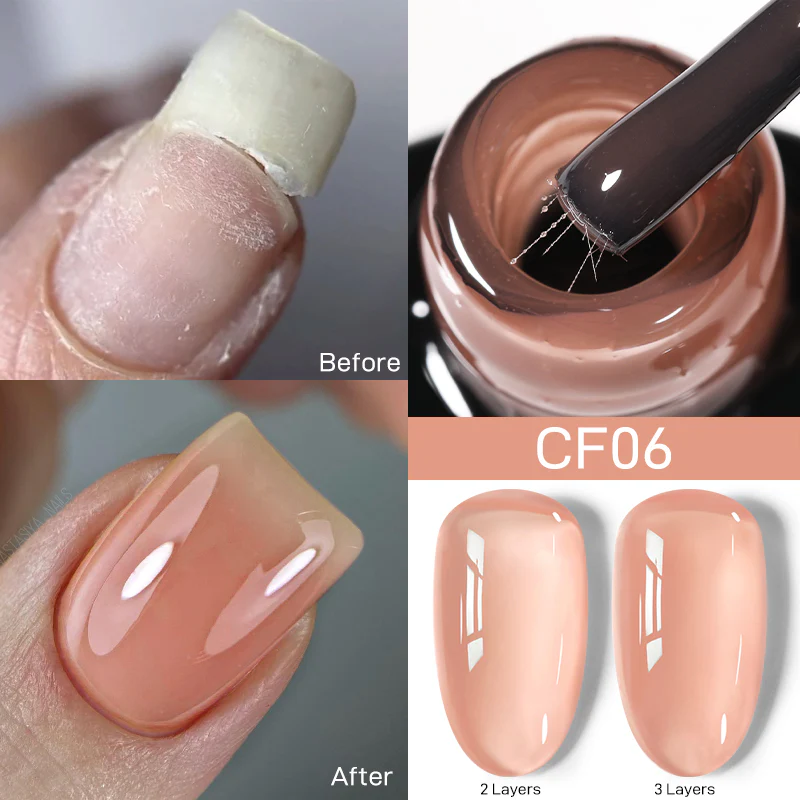Colorful Fiber Rubber Base Gel CF06 7ml - Image 2