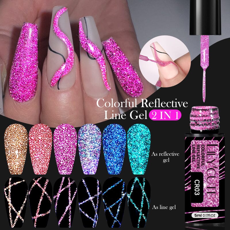 Colorful Reflective Line Gel 5ml