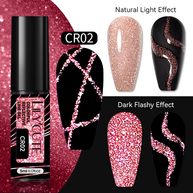Colorful Reflective Line Gel 5ml - Image 12