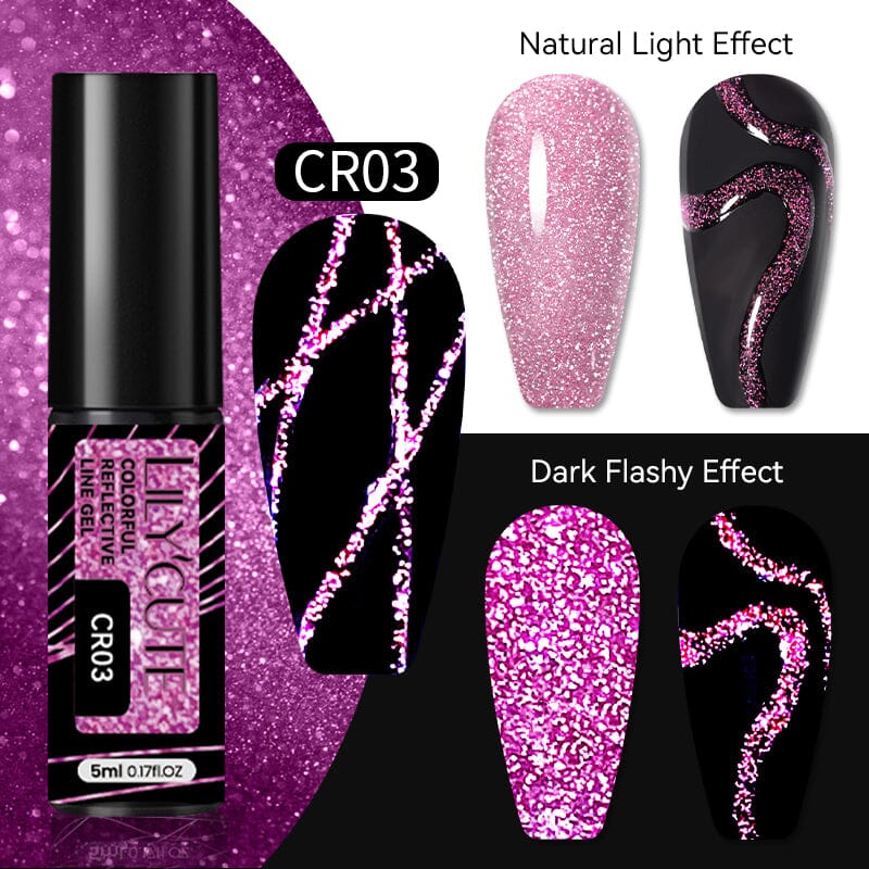 Colorful Reflective Line Gel 5ml - Image 13