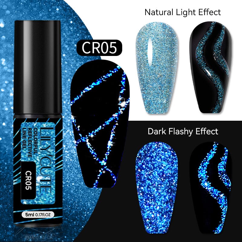 Colorful Reflective Line Gel 5ml - Image 15