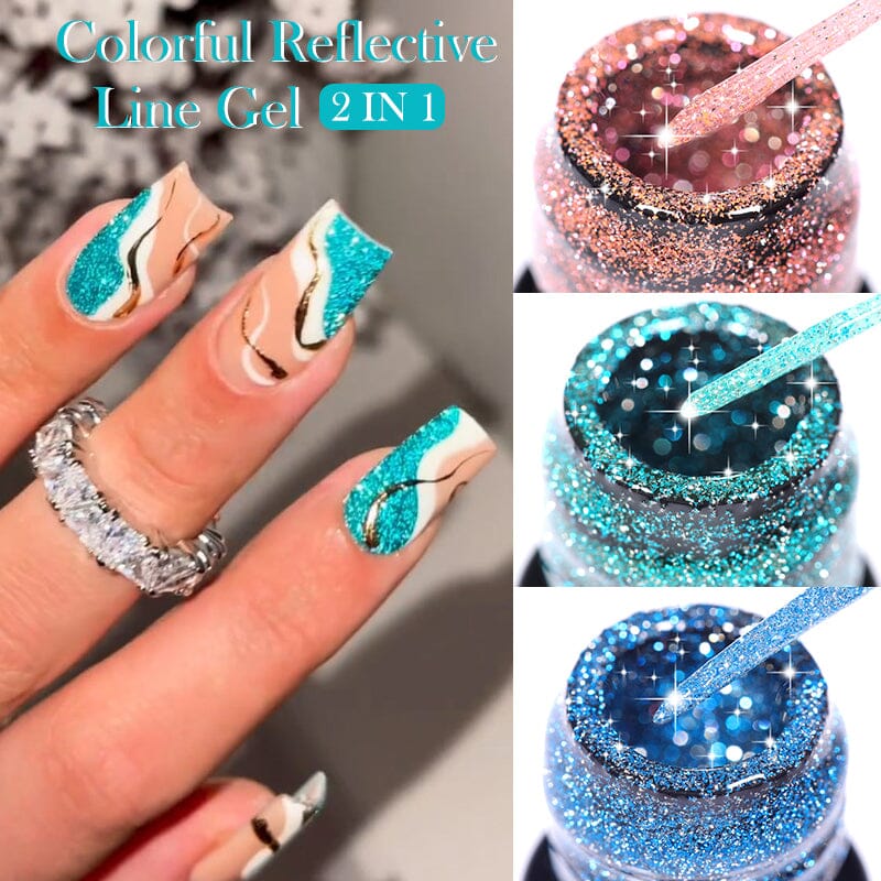 Colorful Reflective Line Gel 5ml - Image 6