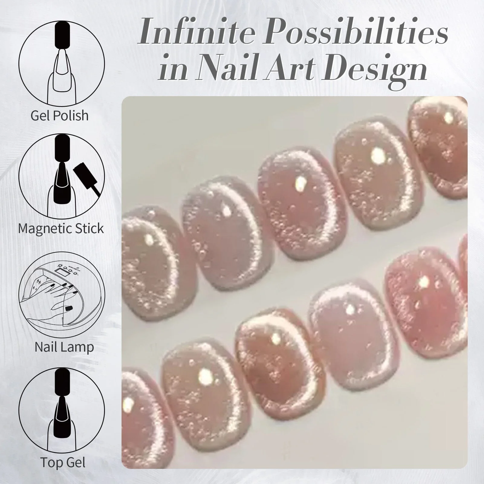 Crystal Cat Magnetic Gel MY111 Super Shine 15ml - Image 7
