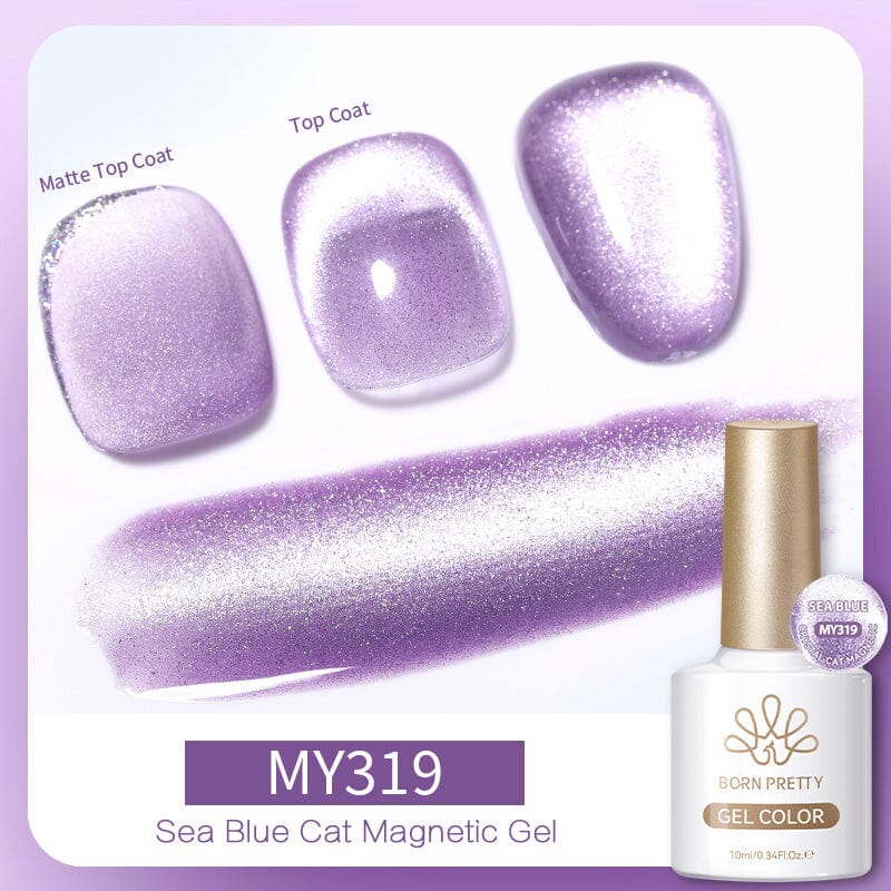 Crystal Cat Magnetic Gel MY319 Sea Blue 10ml - Image 3