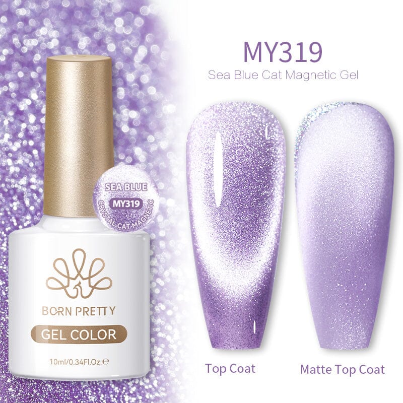 Crystal Cat Magnetic Gel MY319 Sea Blue 10ml - Image 4
