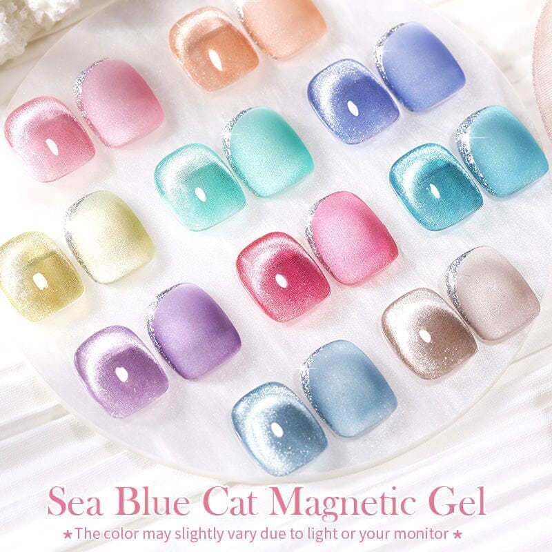 Crystal Cat Magnetic Gel MY325 Sea Blue 10ml - Image 8