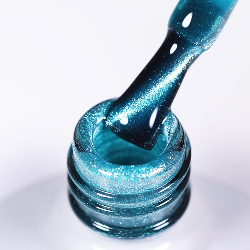 Crystal Cat Magnetic Gel MY328 Sea Blue 10ml - Image 3
