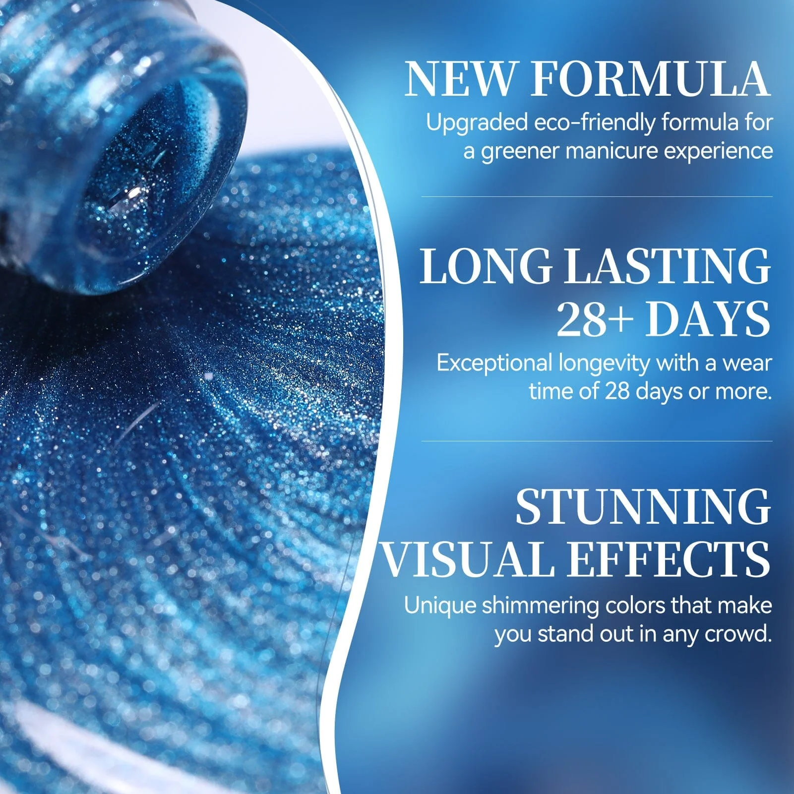 Crystal Cat Magnetic Gel MY330 Sea Blue 15ml - Image 6