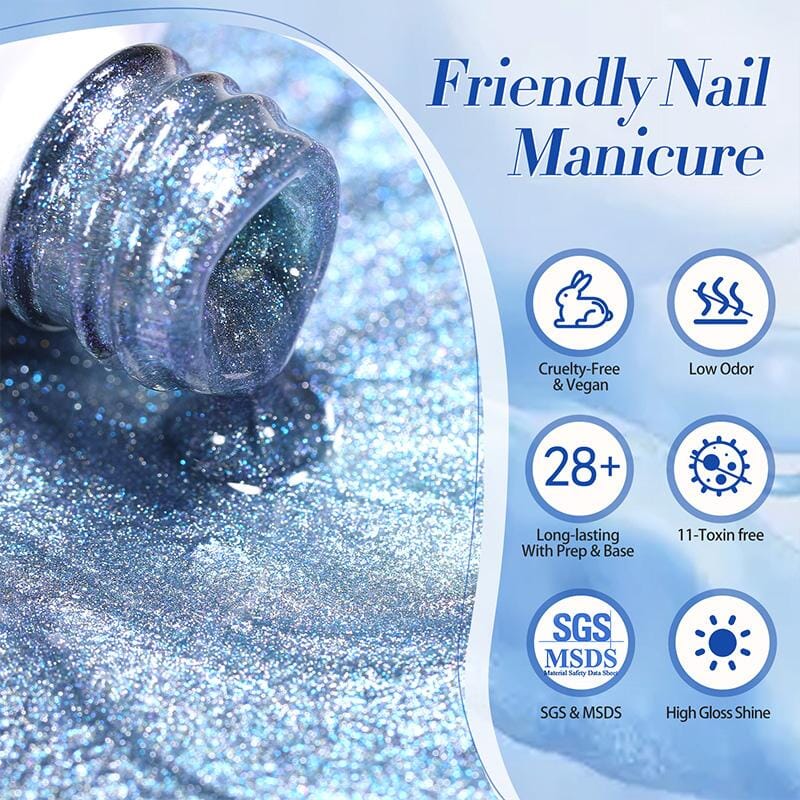 Crystal Cat Magnetic Gel MY37 Glacier 10ml - Image 8