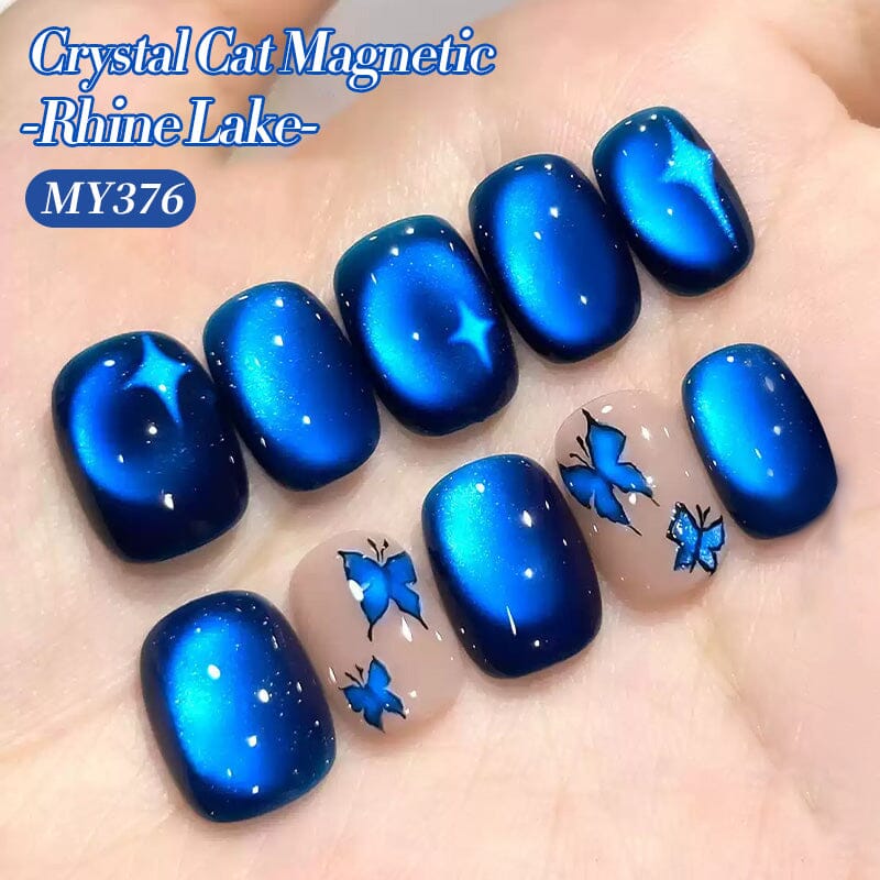 Crystal Cat Magnetic Gel MY376 Rhine Lake 10ml - Image 3