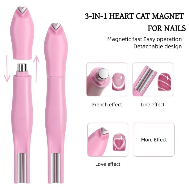 Detachable Magnetic Stick Heart Snake Pattern - Image 5