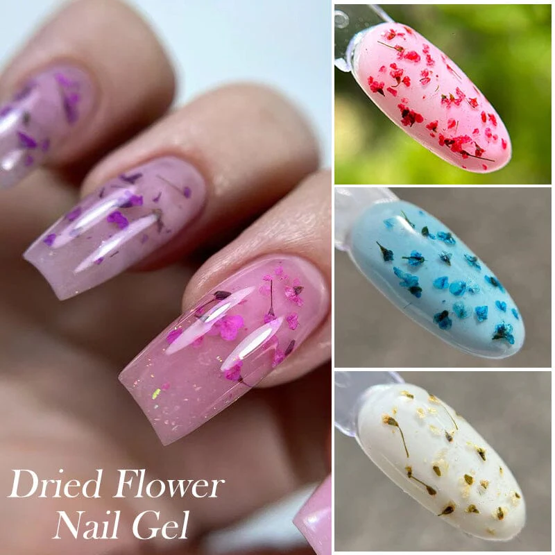 Dried Flowers Nail Gel 8ml - Image 6