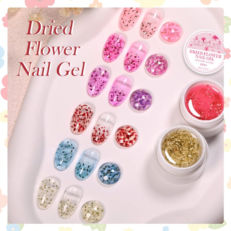 Dried Flowers Nail Gel 8ml - Image 8