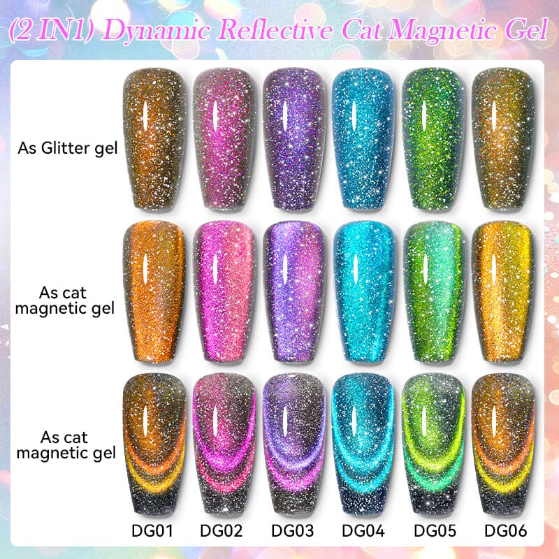 Dynamic Reflective Cat Magnetic Gel DG01 7ml - Image 16