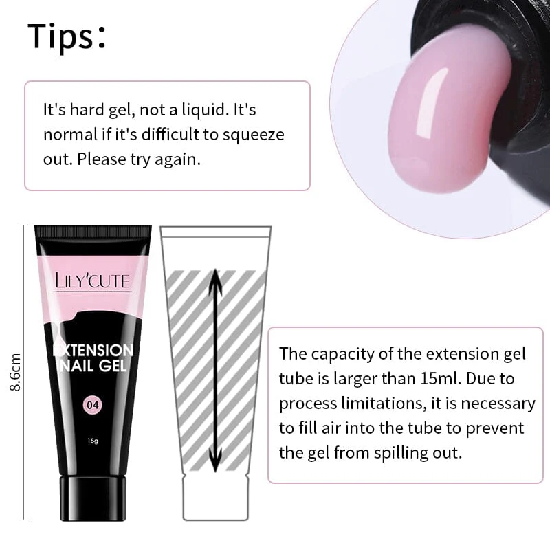Extension Nail Gel #01 15g - Image 10