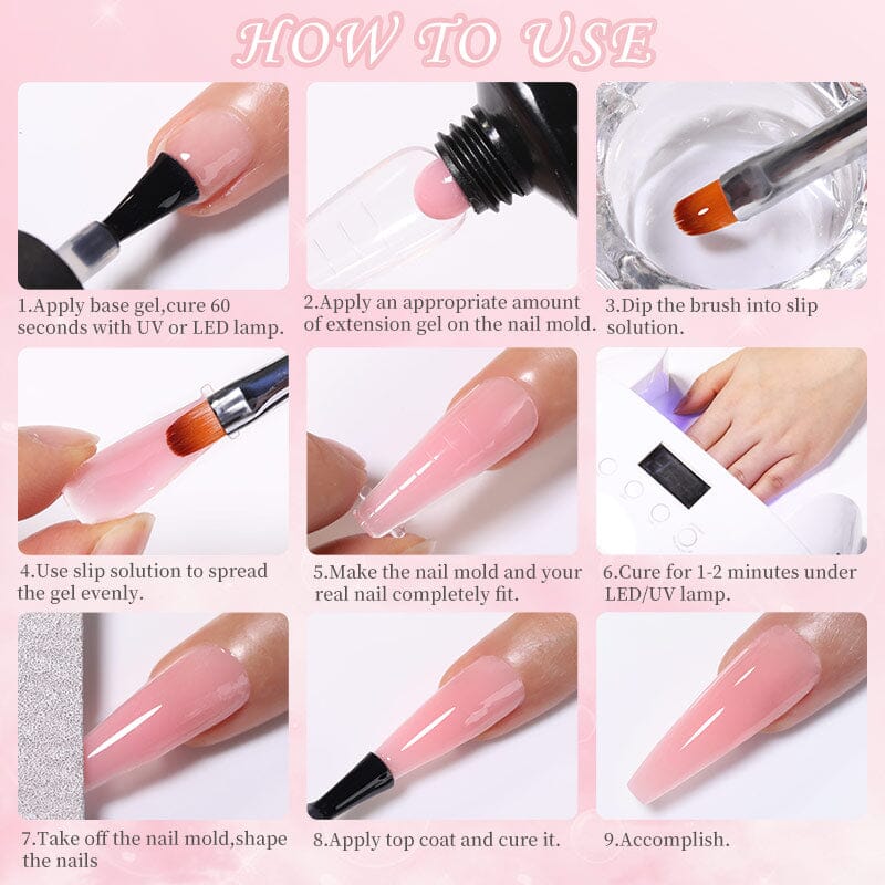 Extension Nail Gel LC-S02 10ml - Image 7