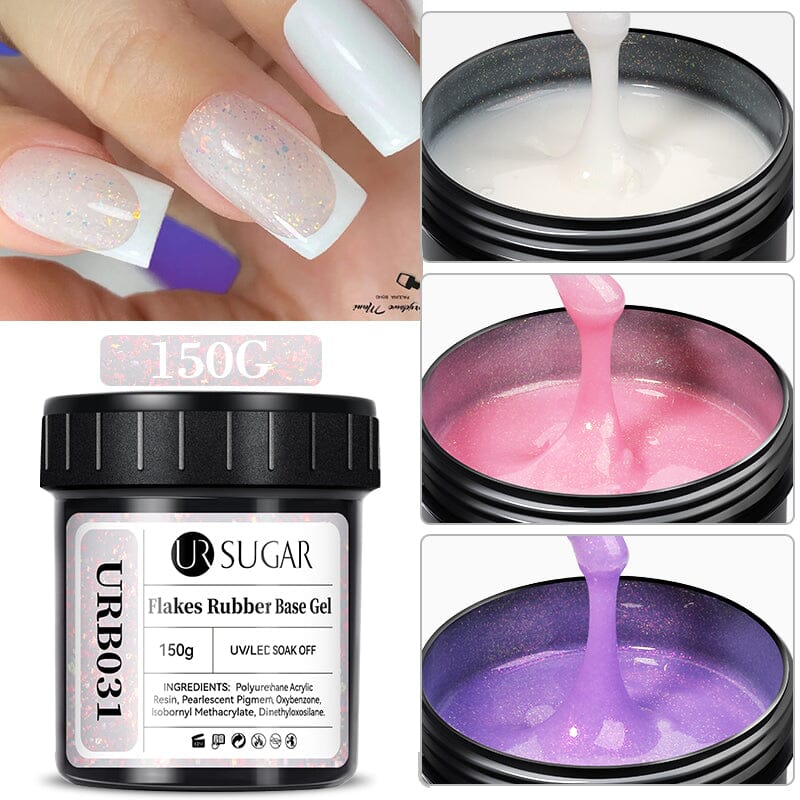 Flakes Rubber Base Gel URB031 150g - Image 3