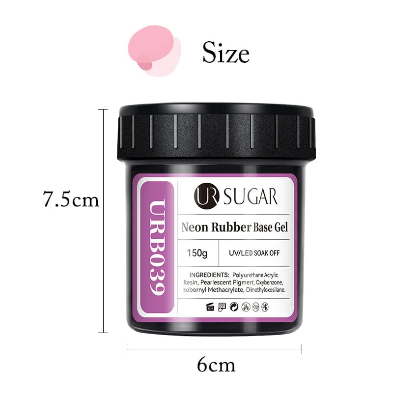 Flakes Rubber Base Gel URB031 150g - Image 8