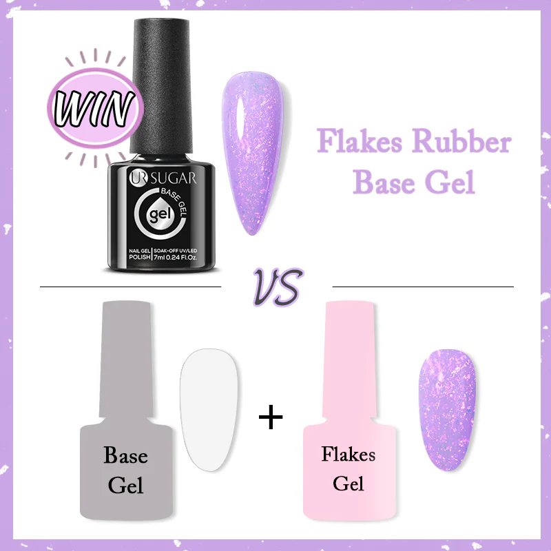 Flakes Rubber Base Gel URB031 7ml - Image 15