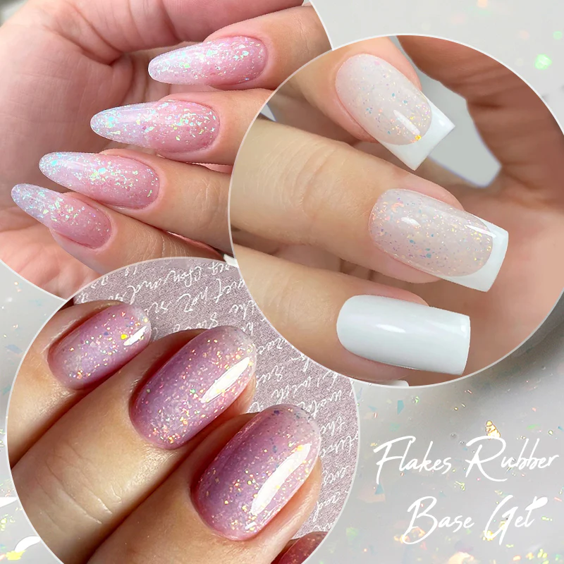 Flakes Rubber Base Gel URB031 7ml - Image 4