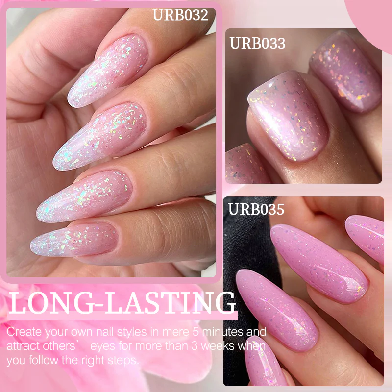 Flakes Rubber Base Gel URB031 7ml - Image 6