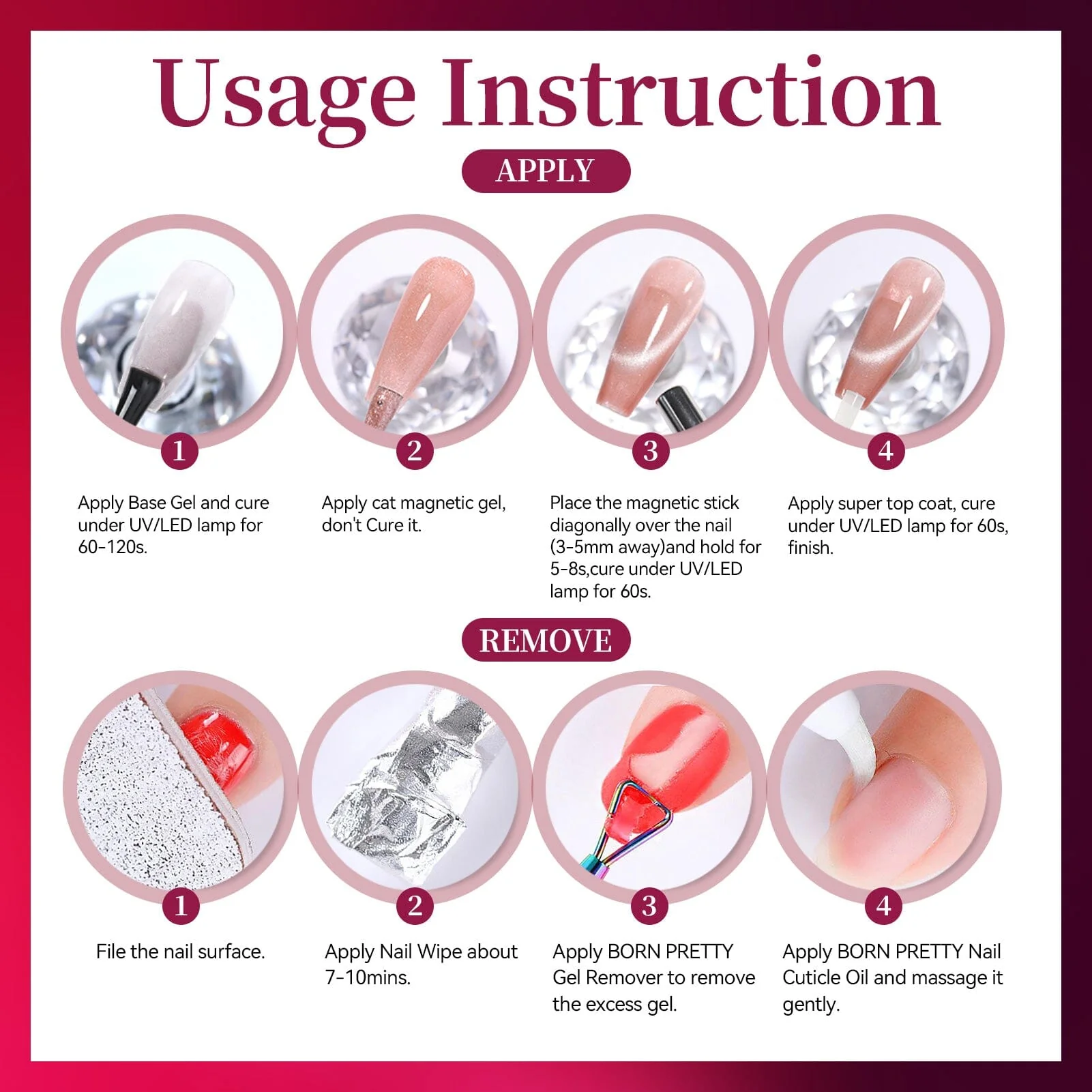 [FLASH SALE] Cat Magnetic Gel MY392 Pink Foyd 15ml - Image 6