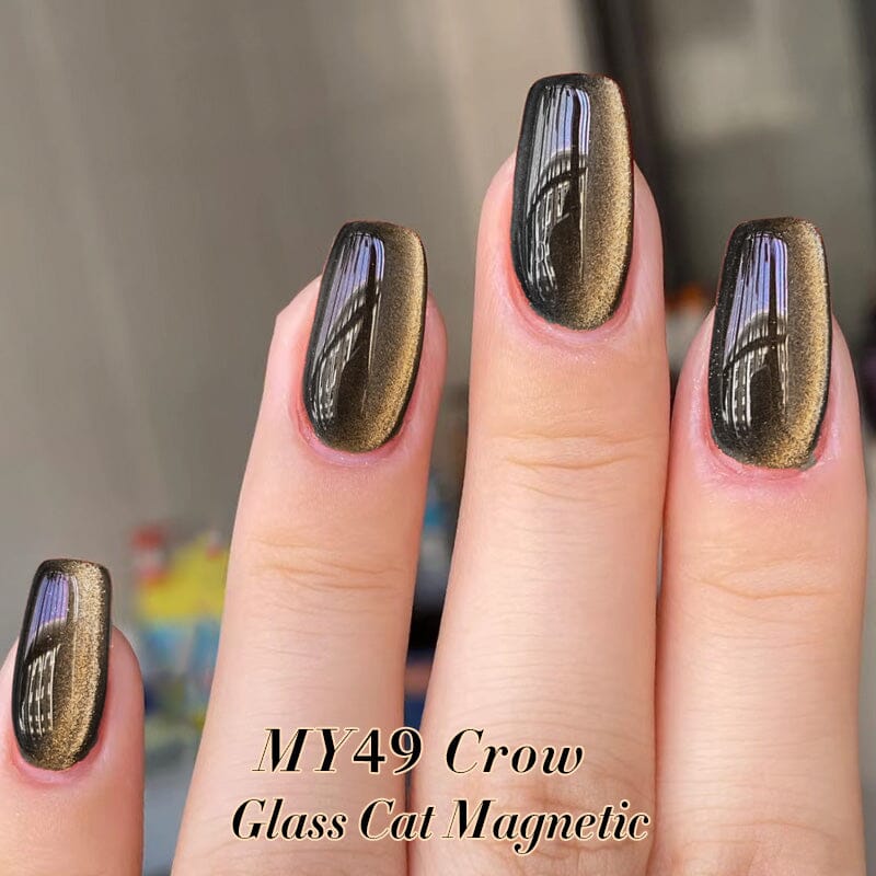 Glass Cat Magnetic Gel MY49 Crow 10ml - Image 4